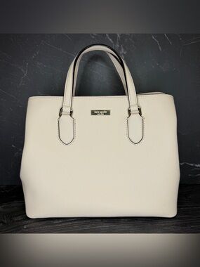 Kate Spade Blush Pink Leather Satchel Crossbody Bag Top Handle Purse